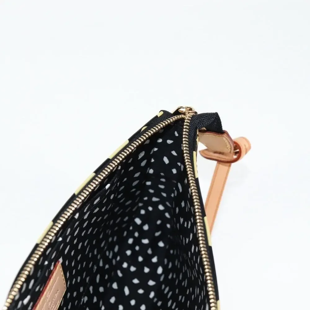 Louis Vuitton Monogram Vernis Yayoi Kusama Pochette Accessoires Pouch Black